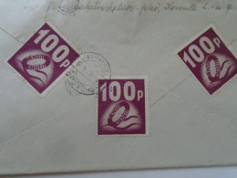 ZA454.57  Hungary  Cover -1948 Nemzeti Segély National Aid Stamps Budapest  Juhász László-Bártfay - Budaörs With Content - Brieven En Documenten