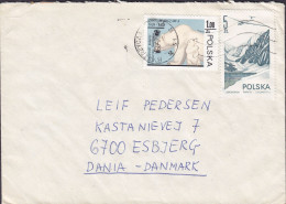 Poland BYSTRZYCA-KTODZKA (Silesia) 1979 Cover Brief Lettre ESBJERG Denmark Polar Bear Eisbär Mit Junge - Storia Postale