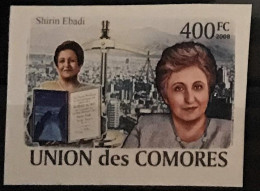 Comore/Comoros/Comores: Non Dentellatto, Imperforate, Non Dentelé, Shirin Ebadi - Prix Nobel