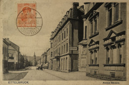 Ettelbruck (Luxembourg) Avenue Adolphe (Bank) 1925 RARE - Ettelbrück