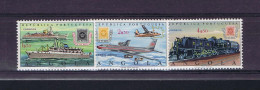 Gc8063 ANGOLA  Transports Bateaux Aviation Railway  (divers) 1970 Set 2v+1 Air Mail. Mint Issue Portugal - Sonstige (Land)