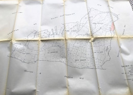 Carte Plan Cadastre Saint-Cirgues(Haute Loire)SectionC Dite De La Buffe & Bois Grand-F.N°1 Dressée:1835 Mise à Jour 1954 - Andere Plannen