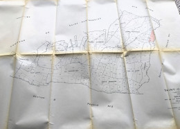 Carte Plan Cadastre Saint-Cirgues(Haute Loire)SectionC Dite De La Buffe & Bois Grand-F.N°1 Dressée:1835 Mise à Jour 1954 - Altri Disegni