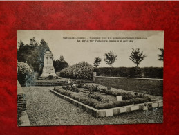 Carte MOISLAINS MONUMENT MEMOIRE DES SOLDATS CHARENTAIS 1914 - Moislains