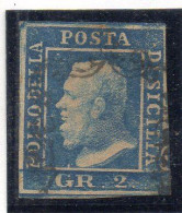 410 - SICILIA, 2 Grana N. 6 Usato - Sicilië