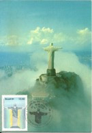 Carte Maximum - Brasil - 50 Anos Do Cristo Redentor - Tarjetas – Máxima