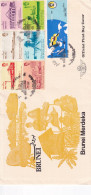 BRUNIE 1984 INDEPENDENCE FDC. - Brunei (1984-...)