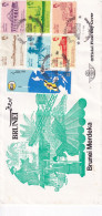 BRUNIE 1984 INDEPENDENCE FDC. - Brunei (1984-...)