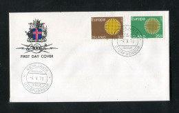 "ISLAND" 1970, Mi. 442/443 "CEPT" FDC (C802) - FDC