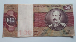 BRESIL BRAZIL 100 CRUZEIROS 1970 FIRST ISSUE P-195a - Brésil