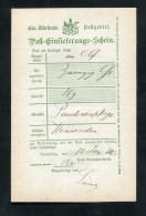 "WUERTTEMBERG" 1872, Postschein Ortsdruck "Neuenbuerg" (C806) - Briefe U. Dokumente