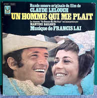 1969 - Bande Originale Du Film De Claude Lelouch "Un Homme Qui Me Plait" Avec Belmondo - LP 33T - United Artists - Música De Peliculas