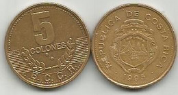 Costa Rica 5 Colones 1995. Vf - Costa Rica