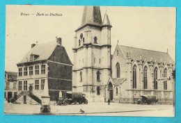 * Bilzen - Bilsen (Limburg) * Kerk En Stadhuis, église Et Hotel De Ville, Grand'Place, Oldtimer Camion, Animée - Bilzen