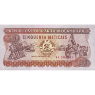 Billet, Mozambique, 50 Meticais, 1986, 1986-06-16, KM:125, NEUF - Mozambico