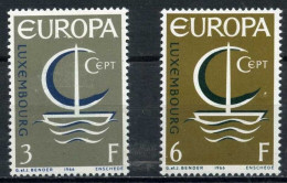 LUXEMBURGO 1966 - LUXEMBOURG - TEMA EUROPA - 2 SELLOS - YVERT Nº 684/685** - 1966