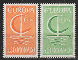MONACO 1966 - TEMA EUROPA - 2 SELLOS - YVERT Nº 698/699** - 1966