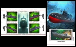 Guinea  2023 Submarines. (233) OFFICIAL ISSUE - Submarinos