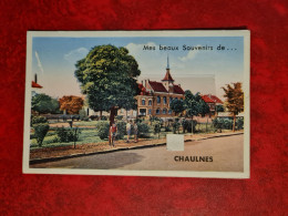 Carte CHAULNES SOUVENIR CARTE A TIRETTE - Chaulnes