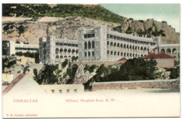 Gibraltar - Military Hospital From N.W. - Gibraltar