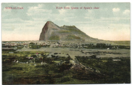 Gibraltar - Rock From Queen Of Spain's Chair - Gibraltar