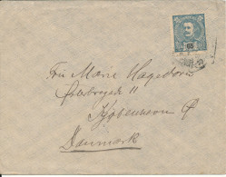 Portugal Single Franked Cover 65 Reis Sent To Denmark And Received Copenhagen 28-3-1903 - Covers & Documents