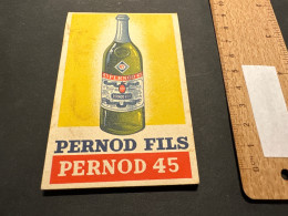 Carnet PERNOD 45 Fils - Alcools