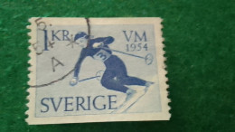 İSVEÇ-1960-60         1KR          USED - Used Stamps