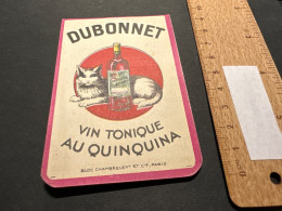 Carnet DUBONNET - Alkohol