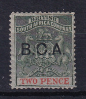 British Central Africa: 1891/95   Arms 'B.C.A.' OVPT     SG2    2d    MH - Nyassaland (1907-1953)