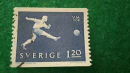 İSVEÇ-1950-60         1.20KR          USED - Oblitérés