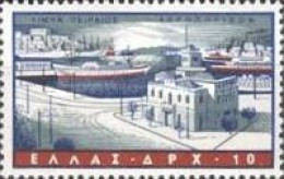GRECIA 1958 - PUERTO DEL PIREO - YVERT Nº AEREO 69** - Unused Stamps