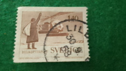 İSVEÇ-1950-60         1.40KR          USED - Oblitérés