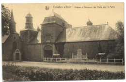 Ermeton-sur-Biert - Le Château Et Monument Des Morts Pour La Patrie - Mettet