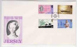 Jersey 1976  Lilian Grandin On FDC - Jersey