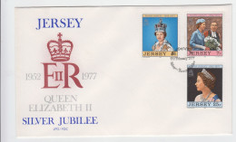 Jersey 1977 - Royal Jubilee On Official JPO FDC - Jersey