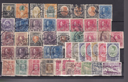 57 Timbres Oblitérés  Asie Siam    &   Siam  Air-mail - Siam