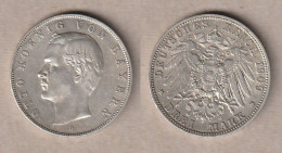 01381) Bayern, 3 Mark 1909 - 2, 3 & 5 Mark Silver