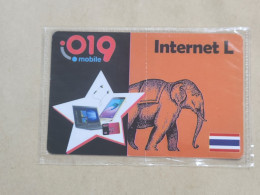 ISRAEL-(ISR-Mobil ISRAEL-0058)-Elephant-Internet L-(019mobile)-(26)-(COD INCLOSED)-mint+1card Prepiad Free - Israel