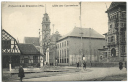 Exposition De Bruxelles 1910 - Allée Des Concessions - Wereldtentoonstellingen