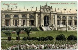 Exposition De Bruxelles 1910 - Façade Principale - Expositions Universelles