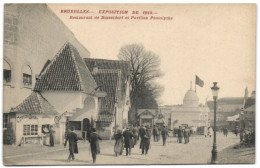 Bruxelles - Exposition De 1910 - Restaurant De Dusseldorf Et Pavillon Photolythe - Wereldtentoonstellingen