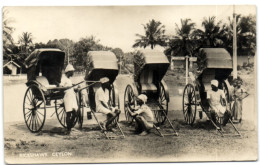 Rickshaws - Ceylon - Sri Lanka (Ceylon)