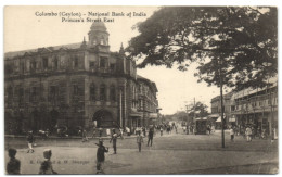 Colombo (Ceylon) - National Bank Of India - Princes's Street East - Sri Lanka (Ceylon)