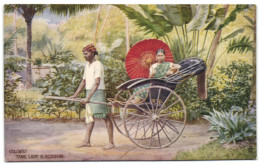 Colombo - Tamil Lady In Rickshaw - Sri Lanka (Ceylon)