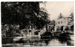 Padda Boats On The Negombo Canal - Ceylon - Sri Lanka (Ceylon)