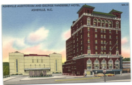 Asheville Auditorium And George Vanderbilt Hotel - Asheville N.C. - Asheville