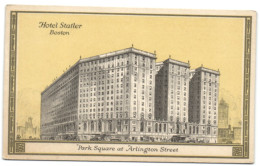 Hotel Statler - Boston - Park Square At Arlington Street - Boston