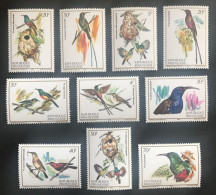 RWANDA 1983 NEUF**/MNH LUXE Série Complète Mi 1214/1223 - YT 1089/1098  - COB 1149/1- OISEAUX BIRDS VOGELS - Nuevos