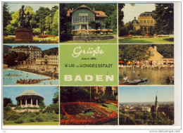 Grüße Aus BADEN - Mehrfachansichten - Baden Bei Wien